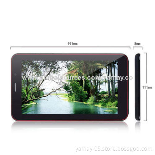 7-inch tablet PC, Android 4.2, MTK8312 dual core 1.2GHz, 512MB+4GB, dual camera, 3G, GPS, BT, Wi-Fi
